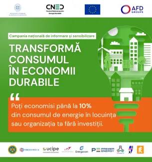 CNED și Ministerul Energiei lansează ediția a IV-a a campaniei naționale „Transformă consumul în economii durabile”